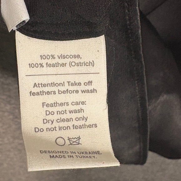 Sleeper Black Party Shirt Dress Long Sleeve Detachable Cuffs Small - Picture 12 of 14